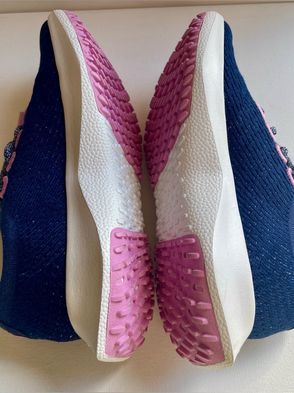 NEW ALLBIRDS TREE DASHER 2 RUNNING SHOE DEEP NAVY/BASIN PINK WOMENS SIZE 6.5 - Picture 9 of 12